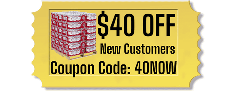 coupon $40 off pallets of water